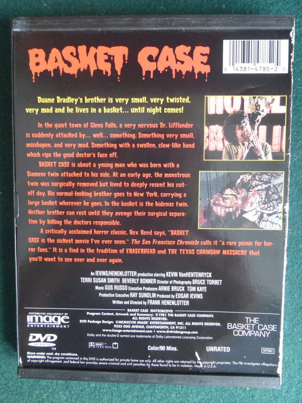 Alle DVDs: Basket Case 1-3 Horror DVD – Gebraucht aus Zumikon von psisound 2