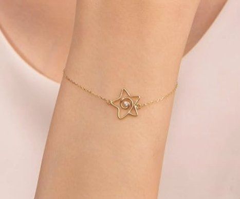 Bracciali & Braccialetti: Armband aus 8er-Gold – Nuovo e nell'imballaggio originale da Hemmental venduto da Schmuckwelt2 1