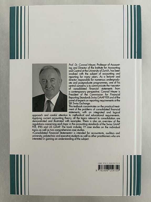 Bücher: Consolidated Financial Statements Conrad Meyer – Gebraucht aus Dübendorf von laser_91 3