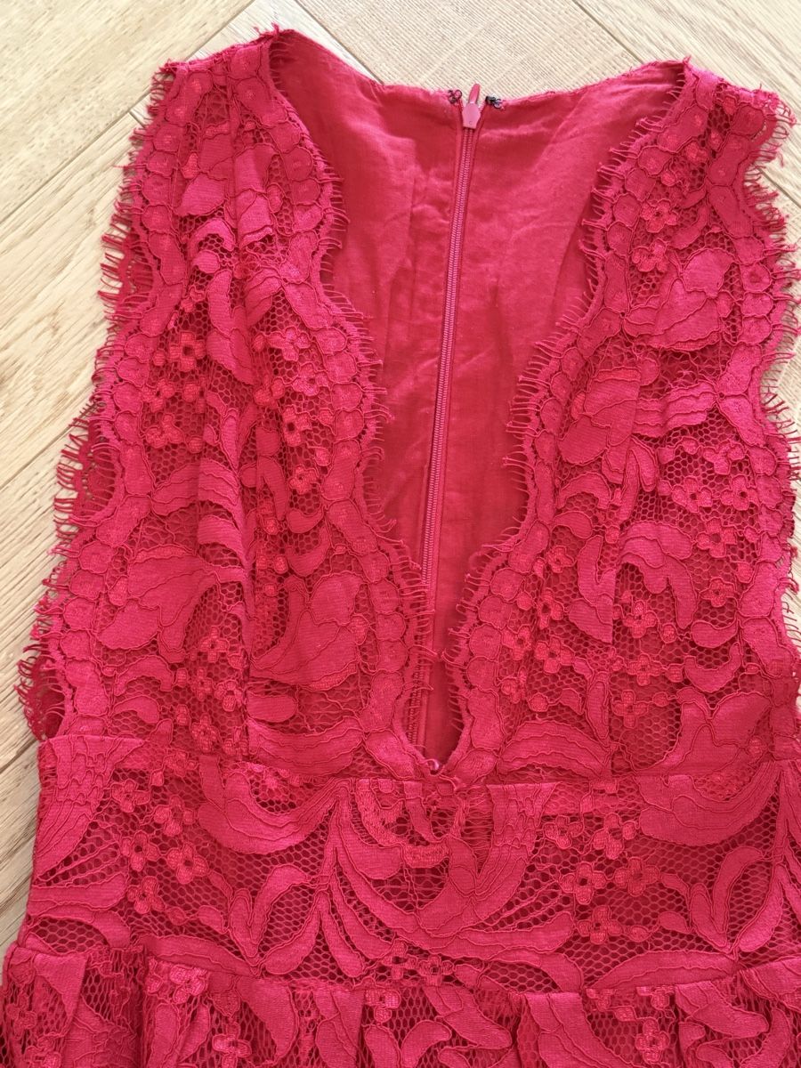 Vestiti: Kleid in Spitze, Rot, Gr 36 – Usato da Zürich venduto da afterglow27 2