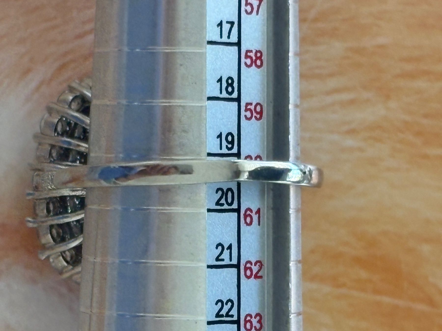 Ringe: Luxus Elegante Gr.19/9 Ring Farbe: Silber /Braun /Weisd – Neu (gemäss Beschreibung) aus Biel-Bienne von Roserosse13 7