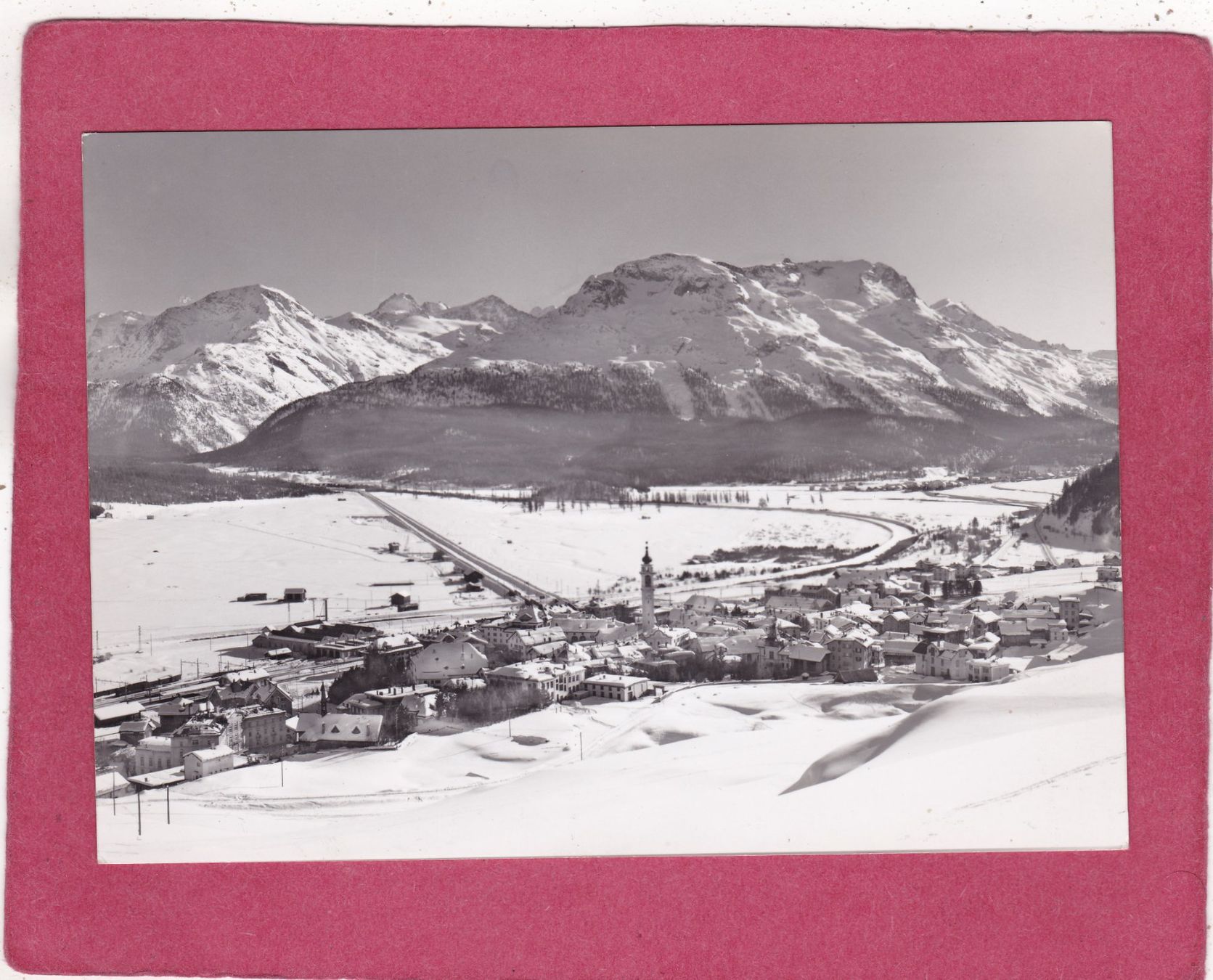 Cartoline postali: Samedan mit Berninagruppe 1952 – Usato da Herisau venduto da Lisegrat2008