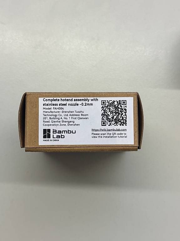 Bambu Lab Stampanti 3D: Hotend X1C 0,2mm – Usato da Sempach venduto da Brobean