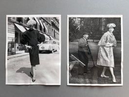 JACQUES HEIM 2 Modefotografien VINTAGE 1957