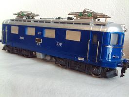 Unikat Hag Re 4/4 blau 3 Leiter Gleichstrom Spur 0 ohne OVP