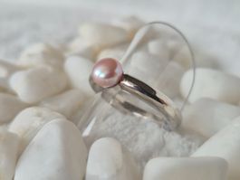 Ring Perle Silber 925 NEU
