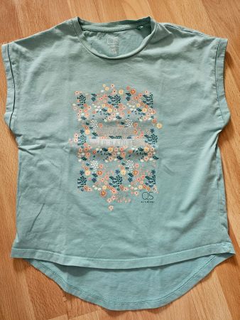2 x Shirt 128 s.Oliver, 140 decathlon