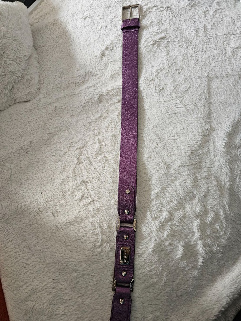 Cinture: Ceinture en cuir Byblos - violette - stylée – Usato da lausanne venduto da mariamimib 2