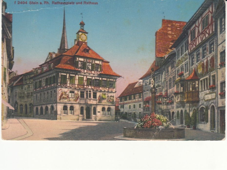 Cartoline postali: Stein am Rhein 1933 – Usato da Bürglen TG venduto da StampGraf