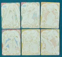Hatsune Miku 6 Cards MTR Miku Sexy Waifu