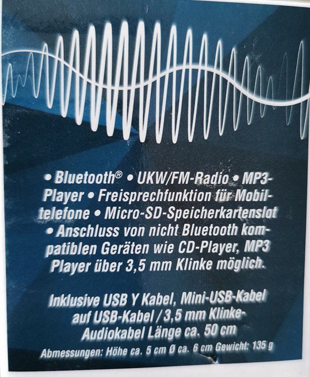 Casse acustiche: SoundMaster von Westfalia Bluetooth  Lautsprecher – Usato da Wilen b. Wollerau venduto da morethanmusic 2