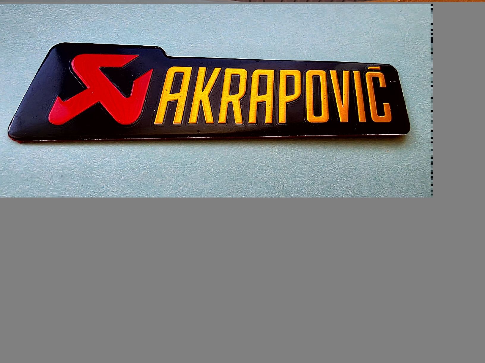 Insegne: AKRAPOVIC KLEBESCHILD  – Nuovo (secondo la descrizione) da Winterthur venduto da Navitimer