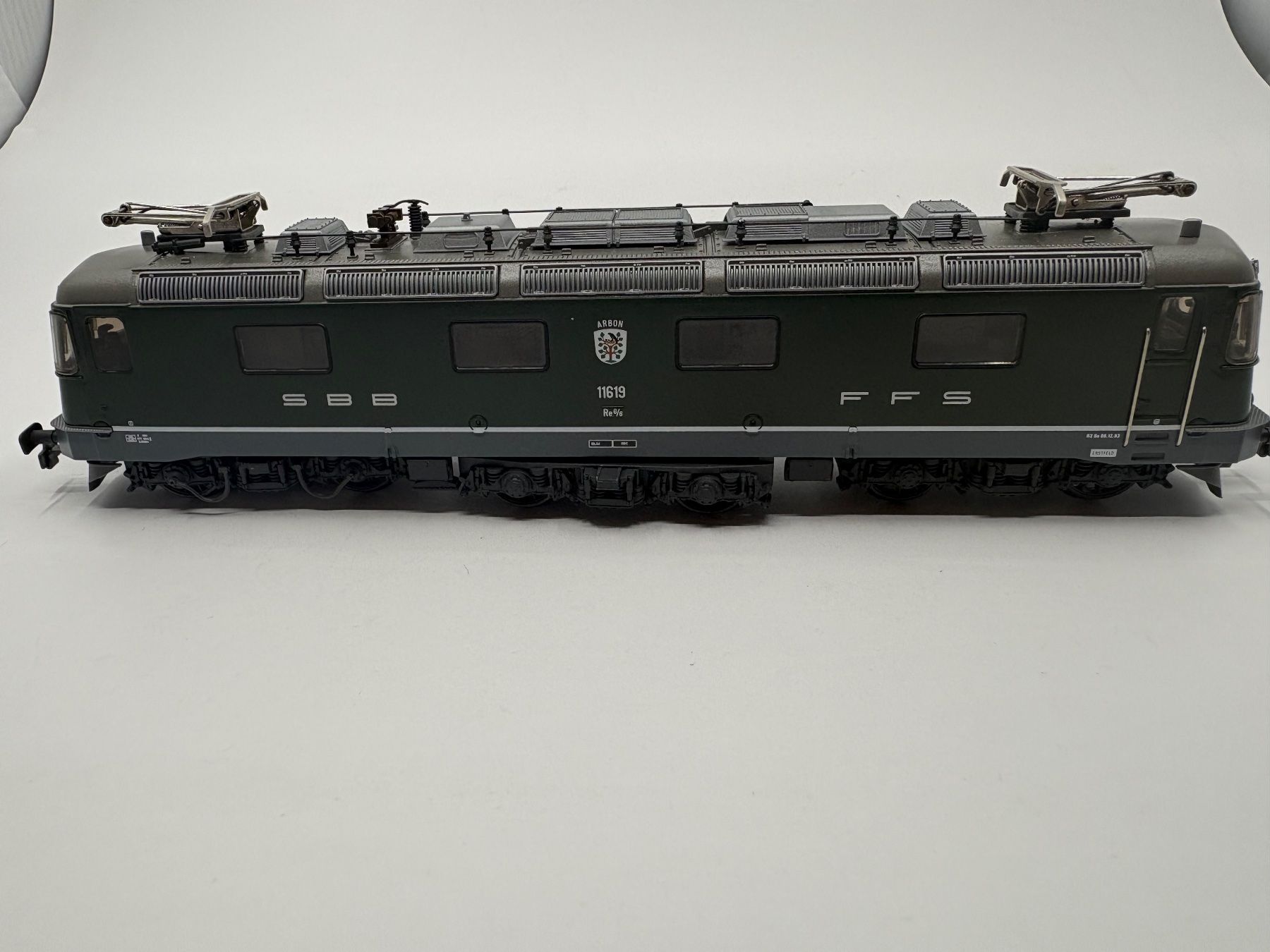 Hag Modellini di ferrovie: Hag SBB Re 6/6 11619 Arbon H0 – Nuovo (secondo la descrizione) da Forch venduto da Hanimann-Robinson 2