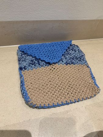 Sac pochette fait main au crochet