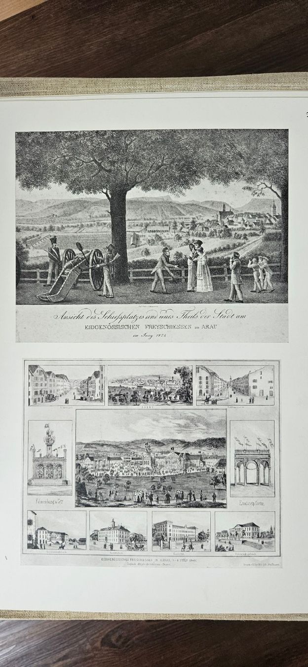 Foto & Immagini: Aarau Stadtansicht 1832 – Usato da Seengen venduto da storm24