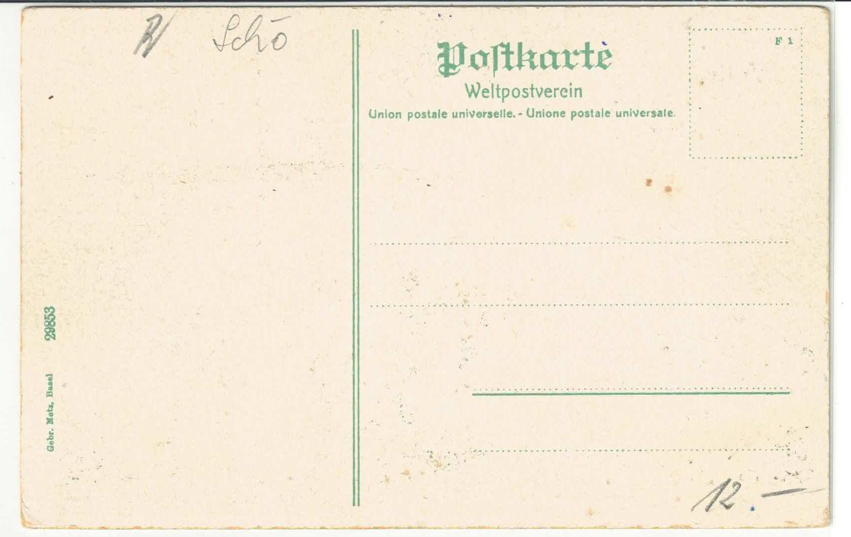 Cartoline postali: Rorschach - Generalansicht - Litho – Usato da Ettingen venduto da Kartenplanet 1