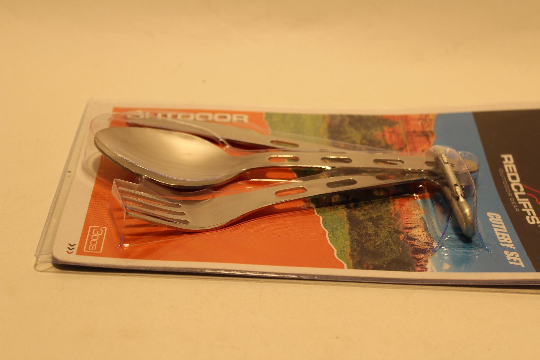 Set di posate: Outdoor Besteck Set  (Messer, Löffel, Gabel) – Nuovo e nell'imballaggio originale da Fehraltorf venduto da haefens 5