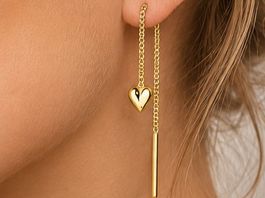 Gold 375 Ohrschmuck Ohrringe Herz