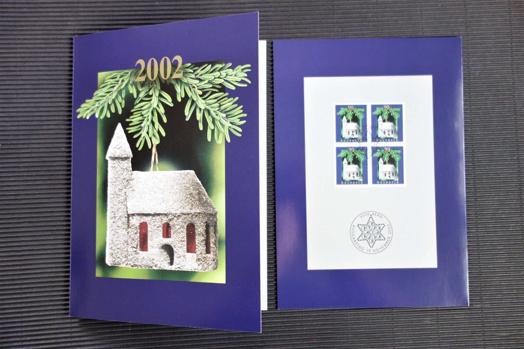 Tutti i francobolli: 2000 - 2003 - 4 Weihnachtskarten CH Post – Nuovo (secondo la descrizione) da Mettmenstetten venduto da Sutasso 2