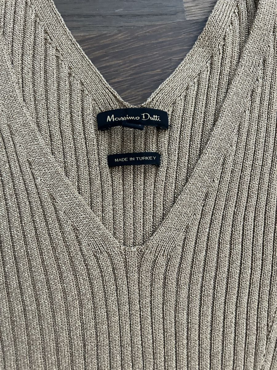 Massimo Dutti Top: Massimo dutti size S golden lycra – Usato da Epalinges venduto da kat_lyp6 1