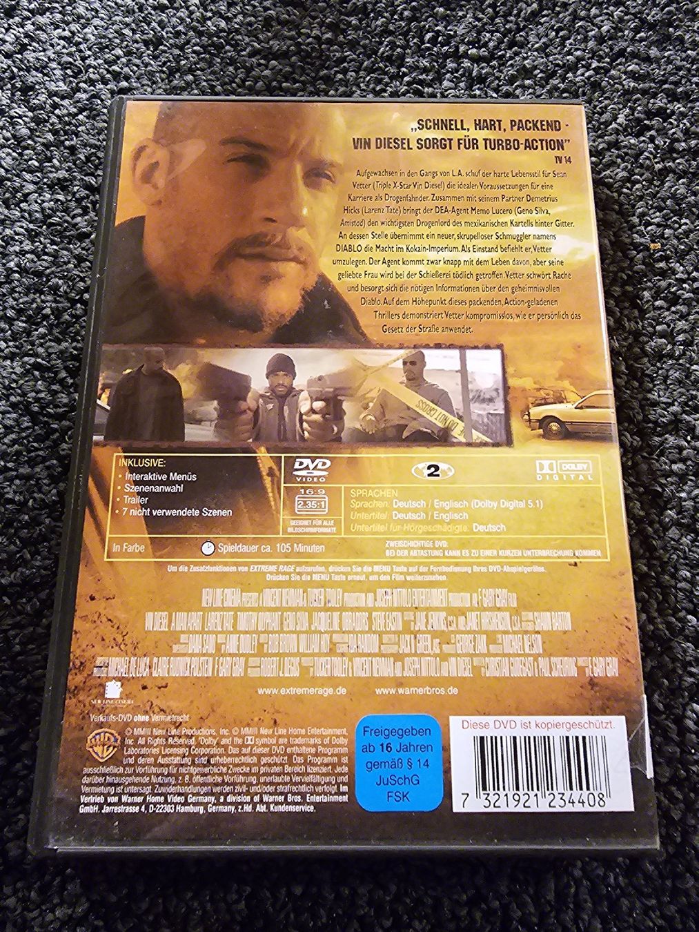 Tutti i DVDs: Action-DVD "Extreme Rage" (19974) – Usato da Ruswil venduto da jan_bxl5 1