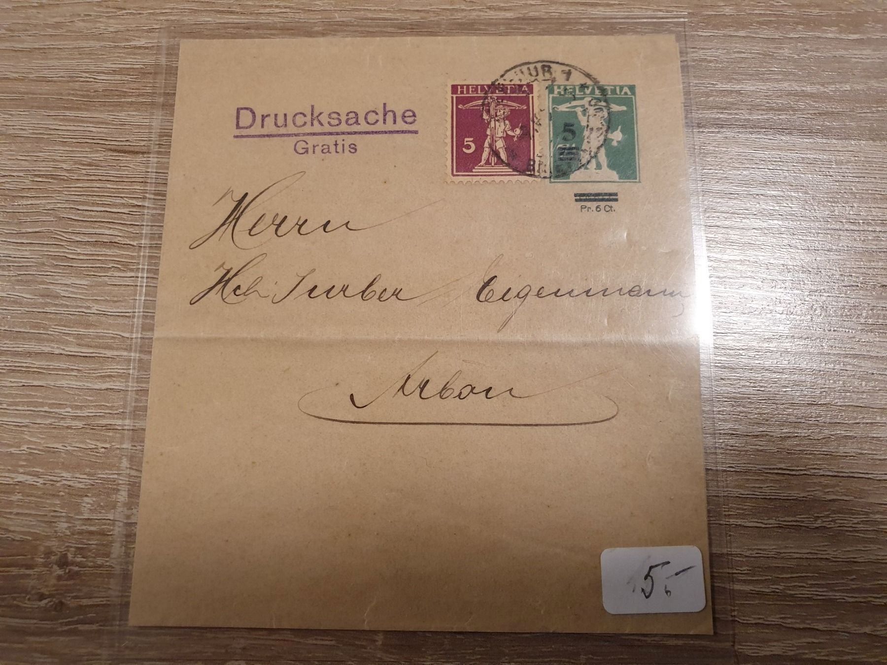 Tutti i francobolli: Drucksache gratis 10rp – Usato da Balgach venduto da SIMEON27