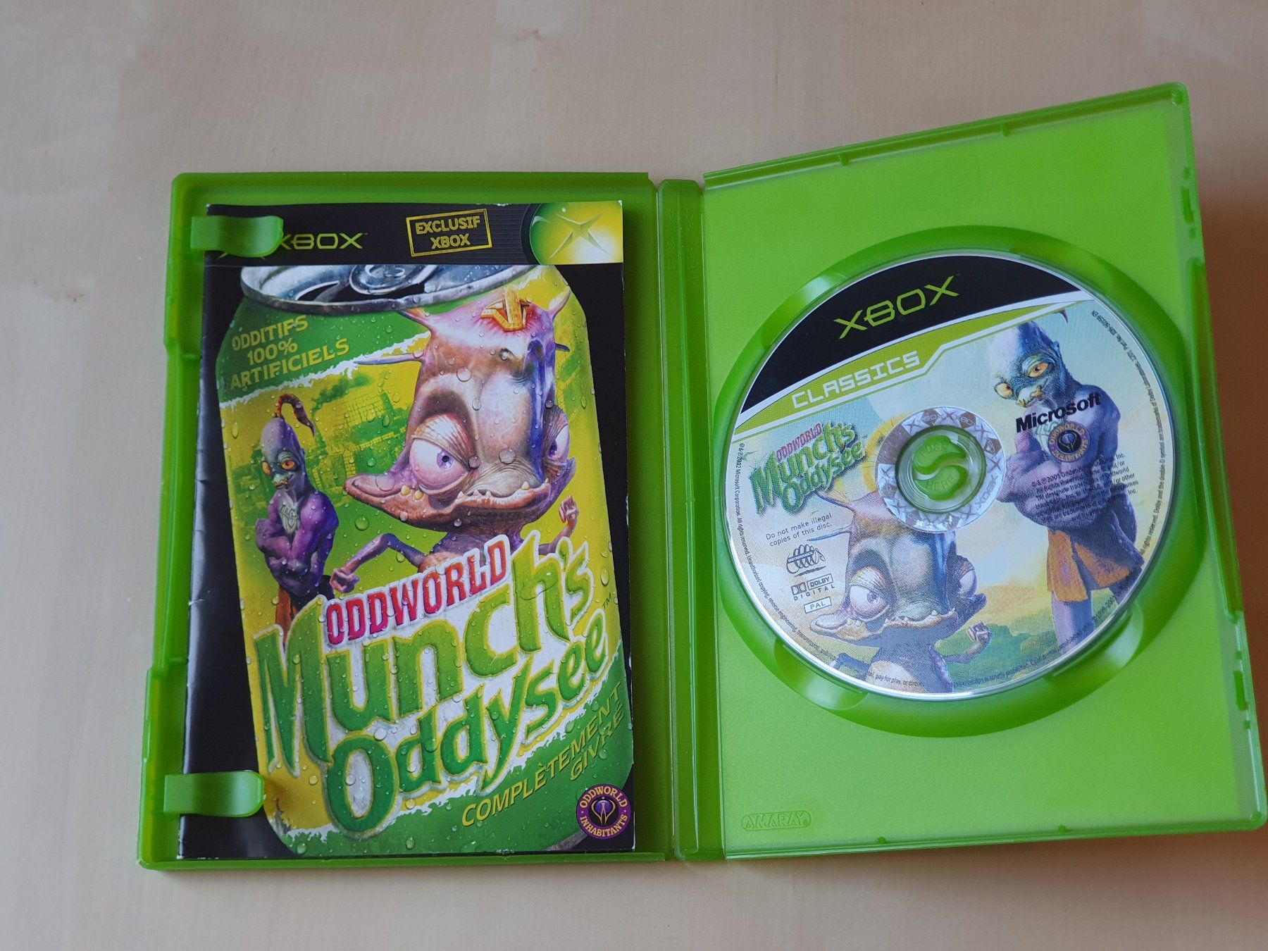 Microsoft Giochi: Oddworld Munch's Odysee FRA – Usato da Stansstad venduto da collectorsshop 2