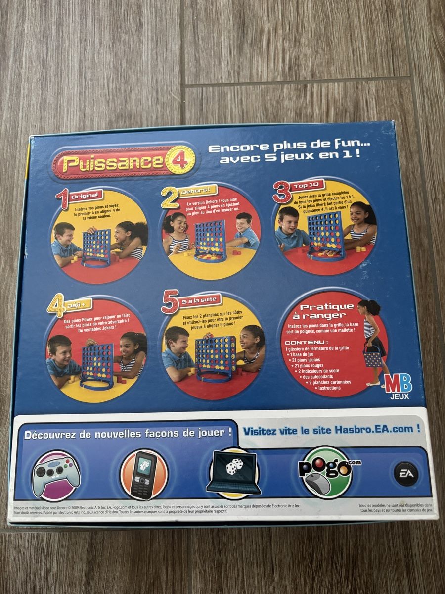 Giochi: Puissance 4 jeu de société Hasbro excellent état – Nuovo (secondo la descrizione) da Wavre venduto da lin_v77j 1