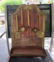 Deko Wandboard/Kellenhalter Kupfer und Messing