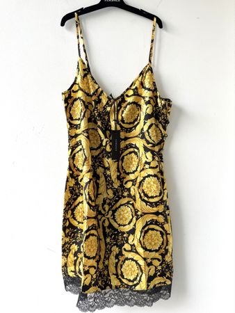 Versace Seide Silk Kleid Baroque Made in Italy