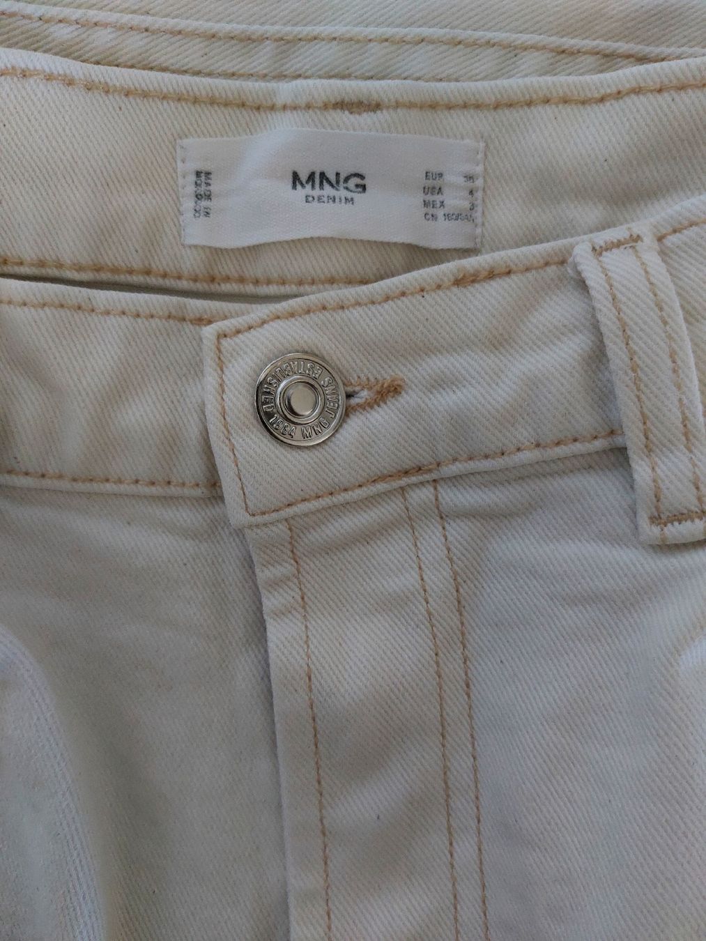 Mango Jeans: MANGO Damen Jeans weiss Grösse 36 – Usato da Horgen venduto da prinza 2