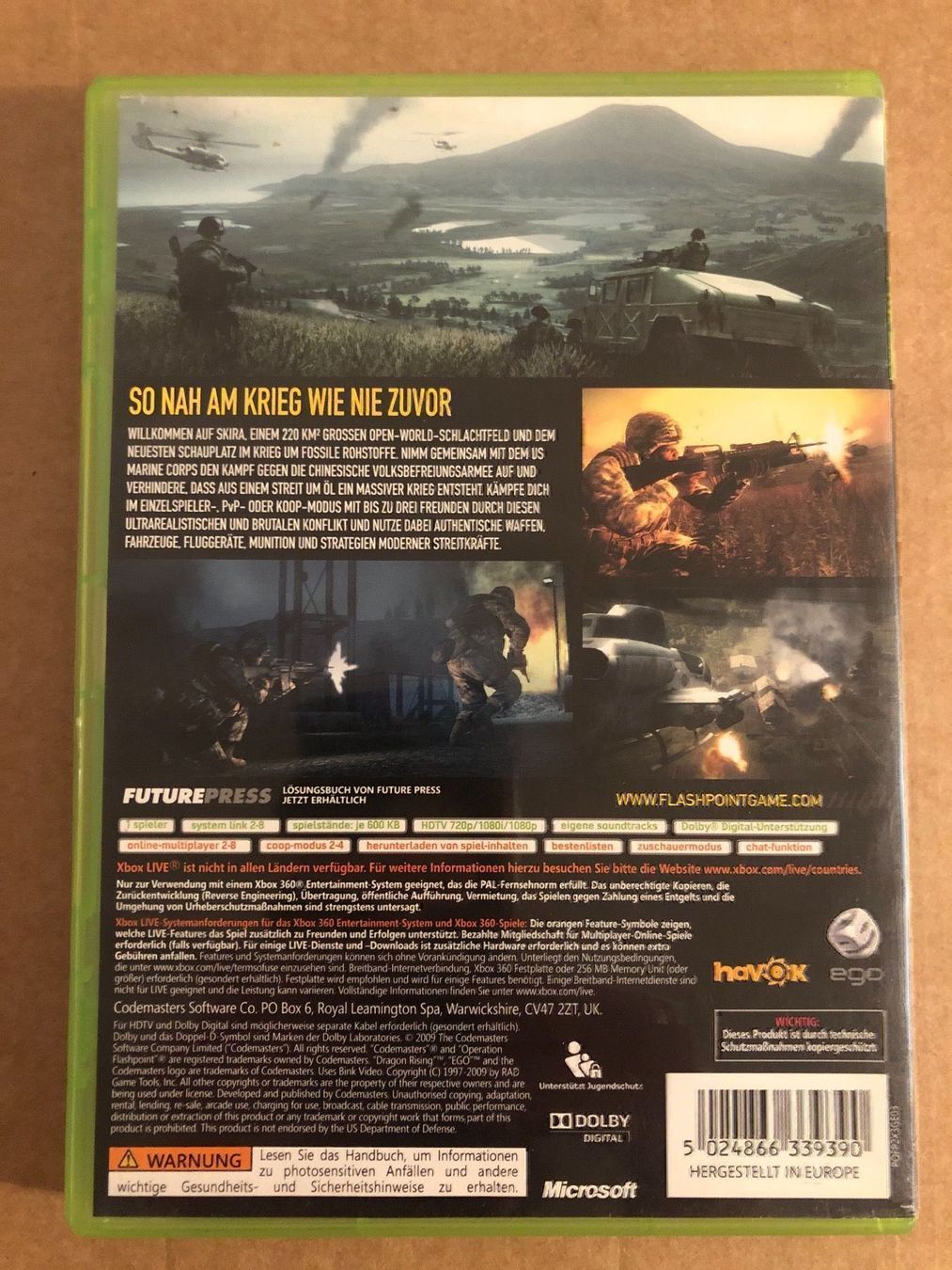 Microsoft Giochi: Operation Flashpoint Dragon Rising – Usato da Kestenholz venduto da Mad18 1