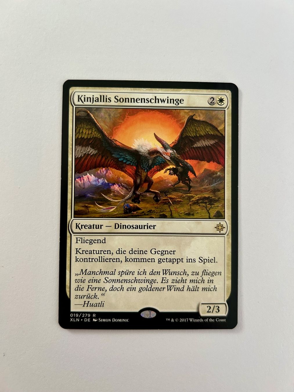 Magic The Gathering Carte collezionabili: MTG - Kinjallis Sonnenschwinge - Ixalan - DE – Usato da Wangen an der Aare venduto da SG94