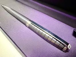 DUPONT-Paris Ligne D “Fire Head” Palladium, Stylo-bille +box