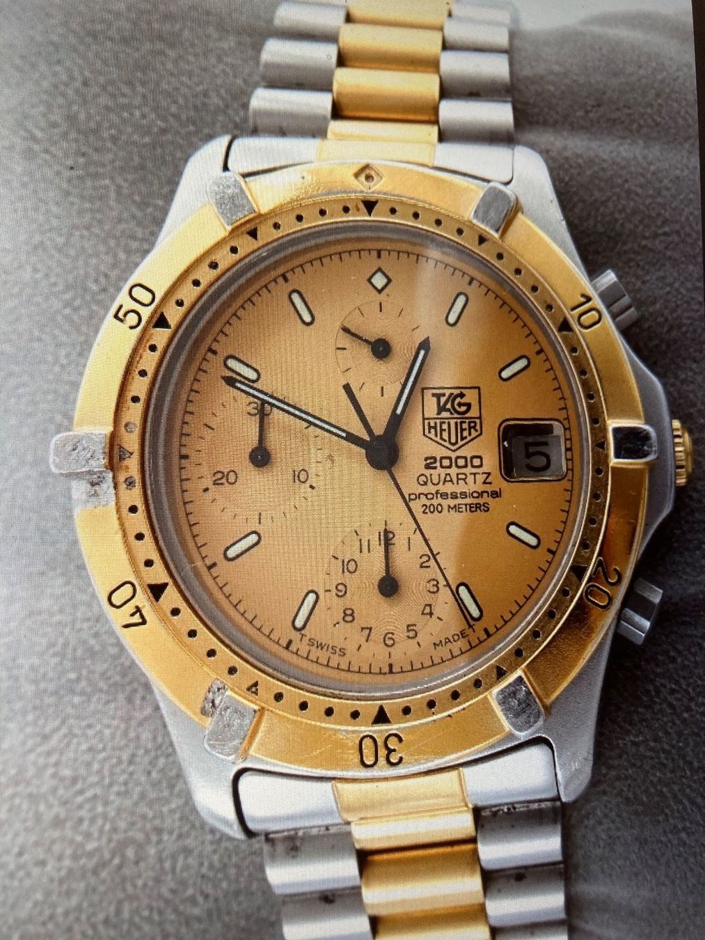 Tag Heuer Orologi: TAG HEUER 2000 CHRONOGRAPH PROFESSIONEL 200M – Usato da Wilderswil venduto da Feldbach 2