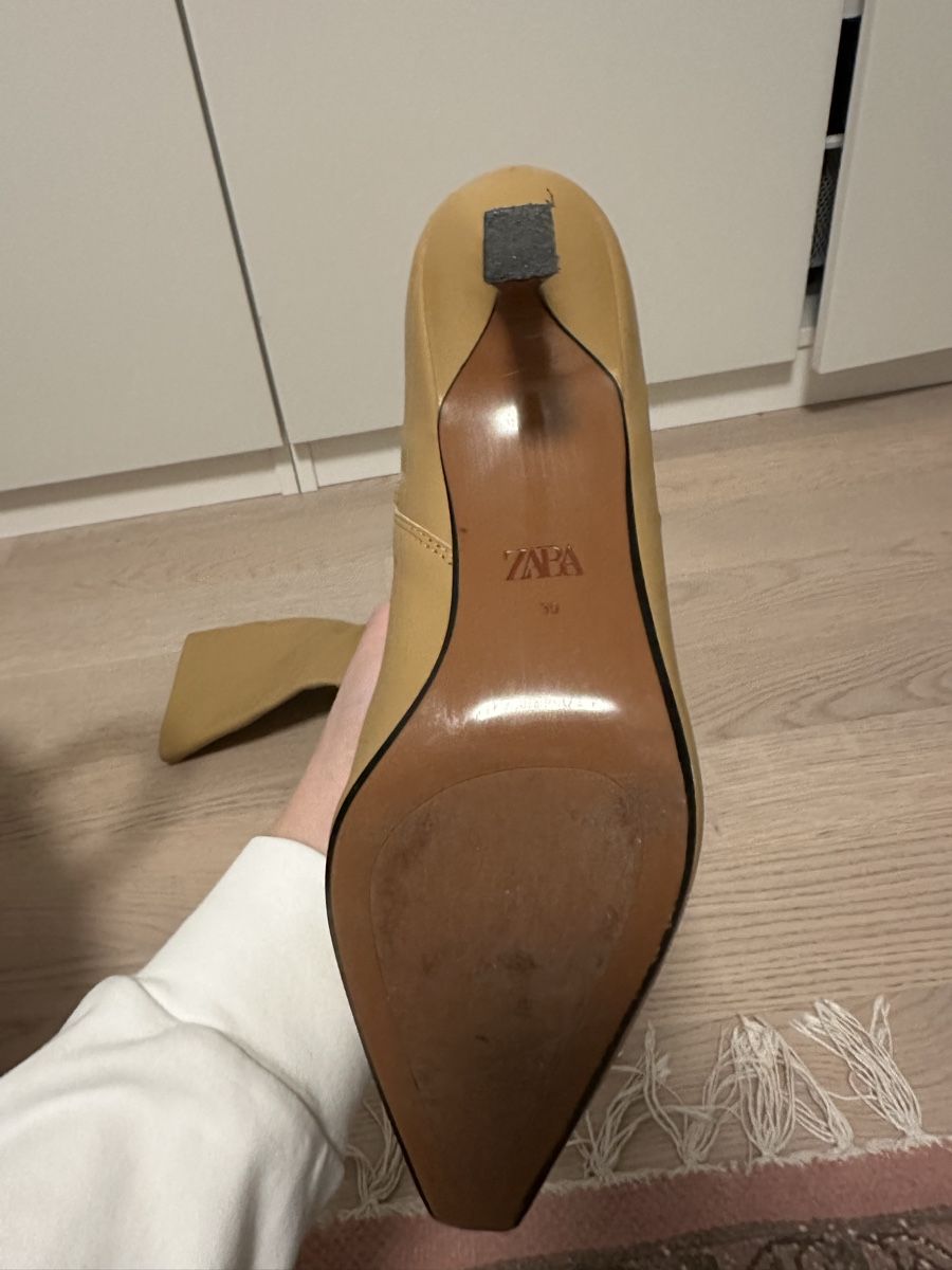 Zara Scarpe da donna: Zara Leder Stiefeletten Gr. 39 – Usato da Muttenz venduto da Tschulietta_105 3