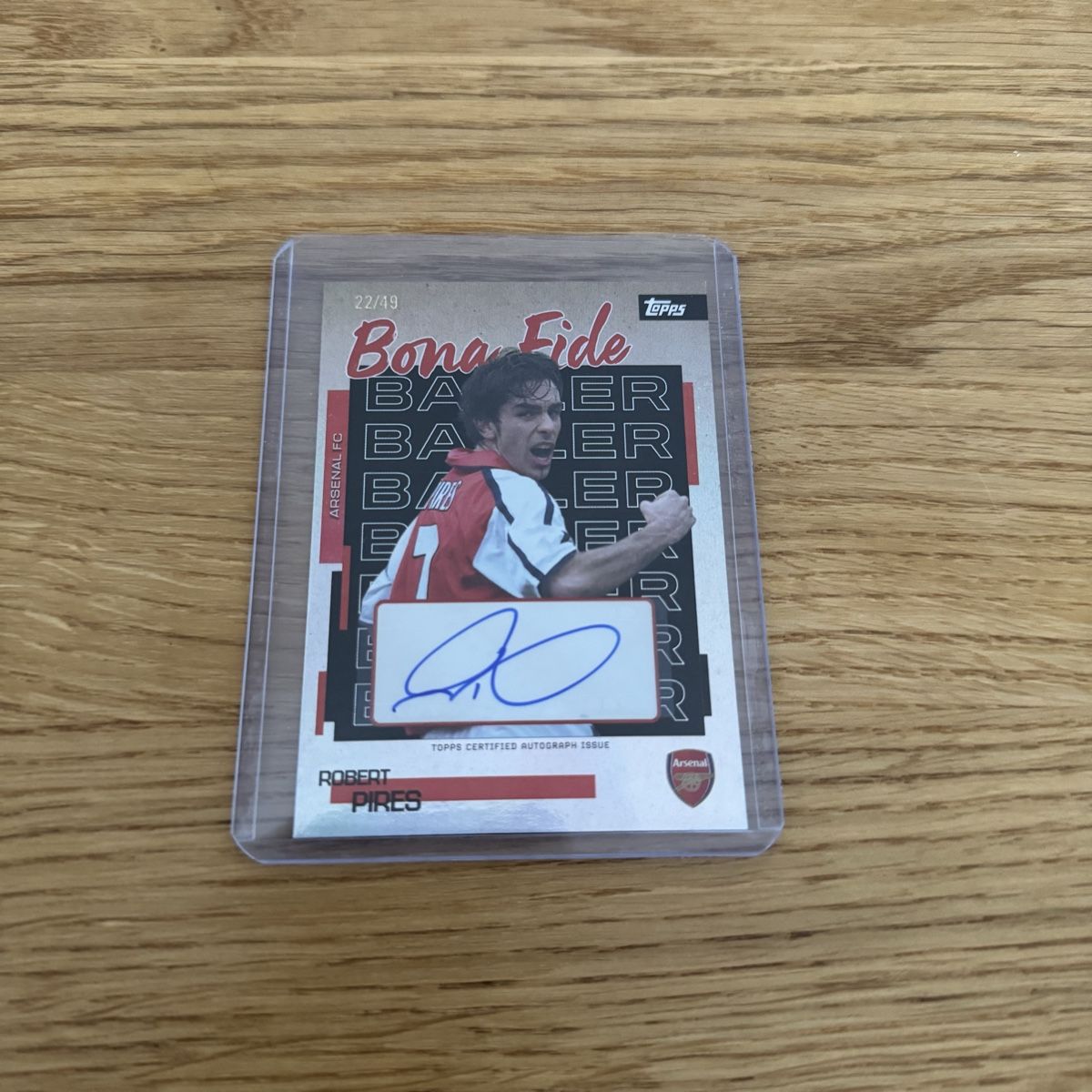Topps Carte collezionabili: Topps Arsenal Team Set 25/26 Robert Pires Autogramm – Nuovo (secondo la descrizione) da Sursee venduto da giu_205