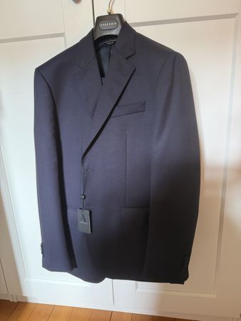 Angelico Suit Size - Size 50 - Navy - New