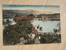 Alte PK / Wangen a.A. Aarebrücke Gelaufen 1906