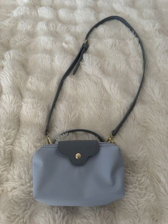 Mini Tasche ähnlich Longchamp hellblau🐬