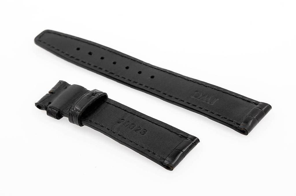 IWC Bracciali & Braccialetti: IWC black leather strap 18mm NEW – Nuovo (secondo la descrizione) da Epalinges venduto da bracelet123 1