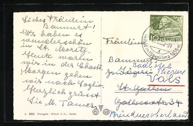 Ansichtskarten: AK Celerina, Kirche San Gian – Gebraucht aus Berlin von bartko-reher 1