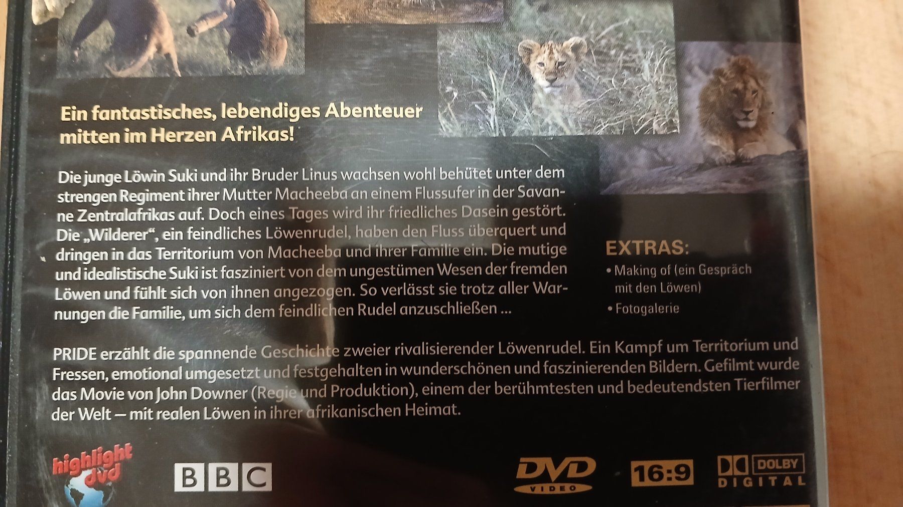 Tutti i DVDs: DVD (PRIDE) Das Gesetz Der Savanne – Usato da hinwil venduto da tho_j6kz 6