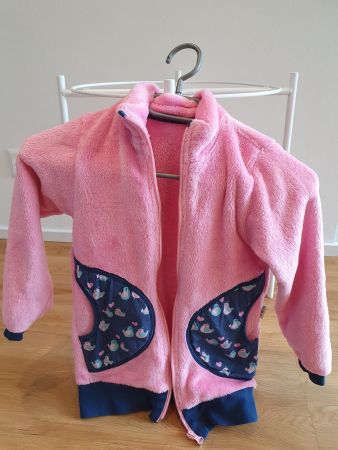 Babauba Handmade Kuscheljacke Gr. 116, rosa