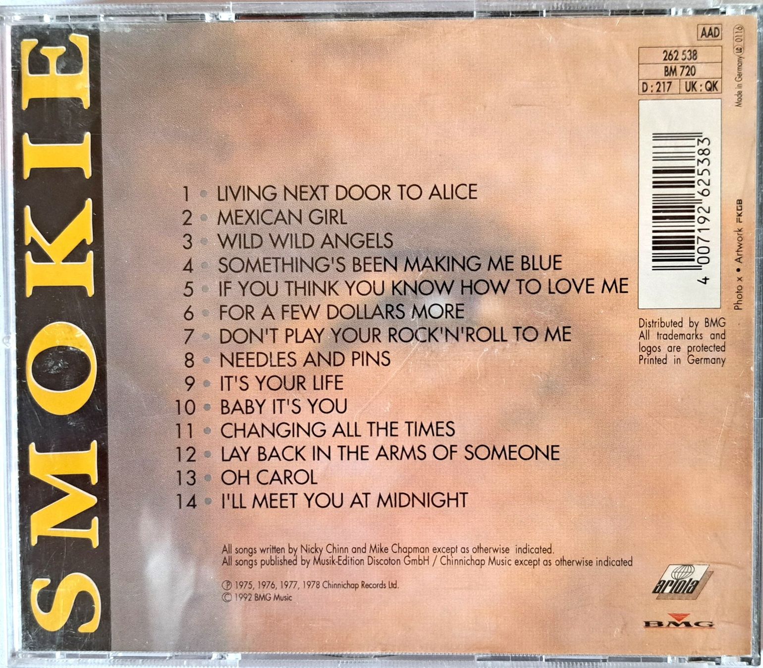 CDs: SMOKIE -THE COLLECTION – D'occasion à Tenniken par mik_6mxg 1