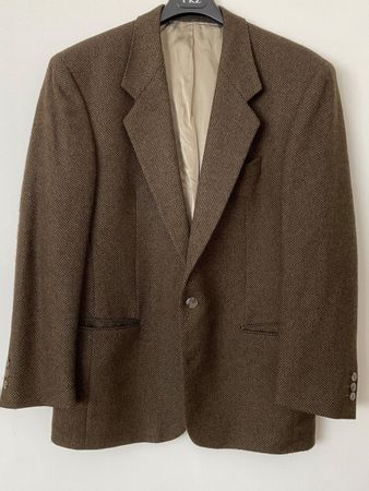 TOPAS 65% Kaschmir 15% Wolle Blazer Sakko Gr 50 Braun
