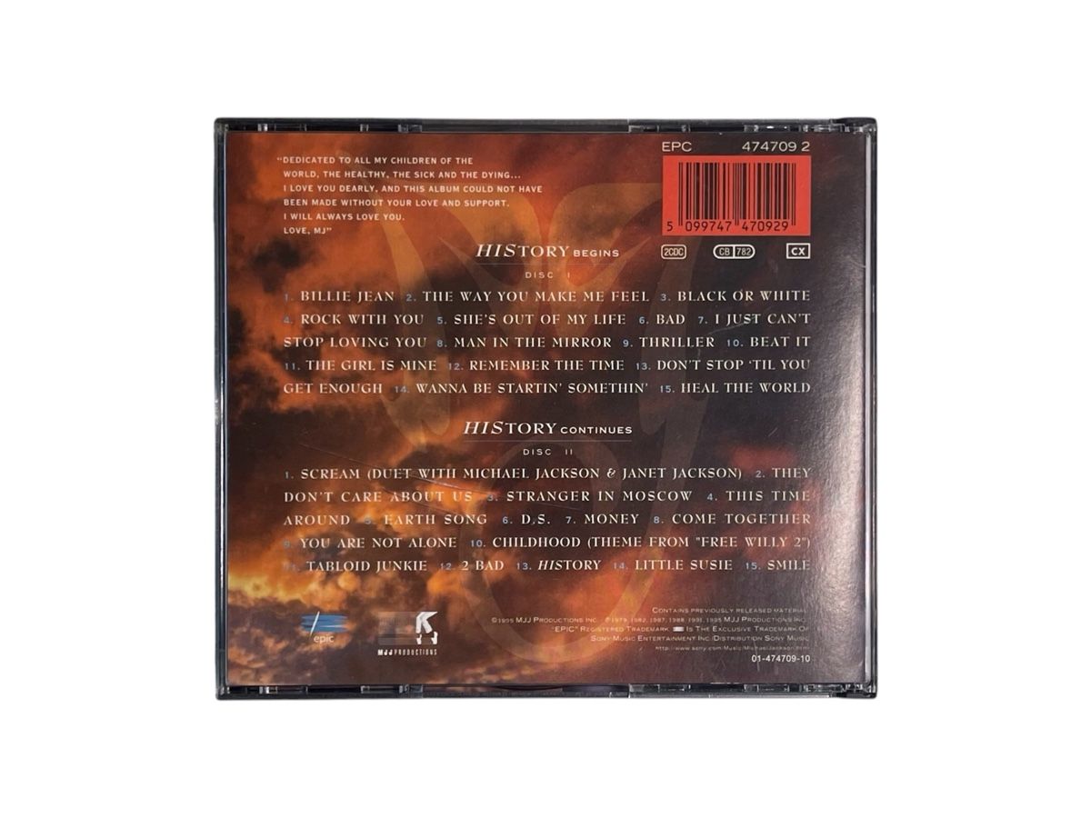 CD: Michael Jackson HIStory Past Present Future Book I, 2 Set CD – Usato da Luzern venduto da woti-shop 1