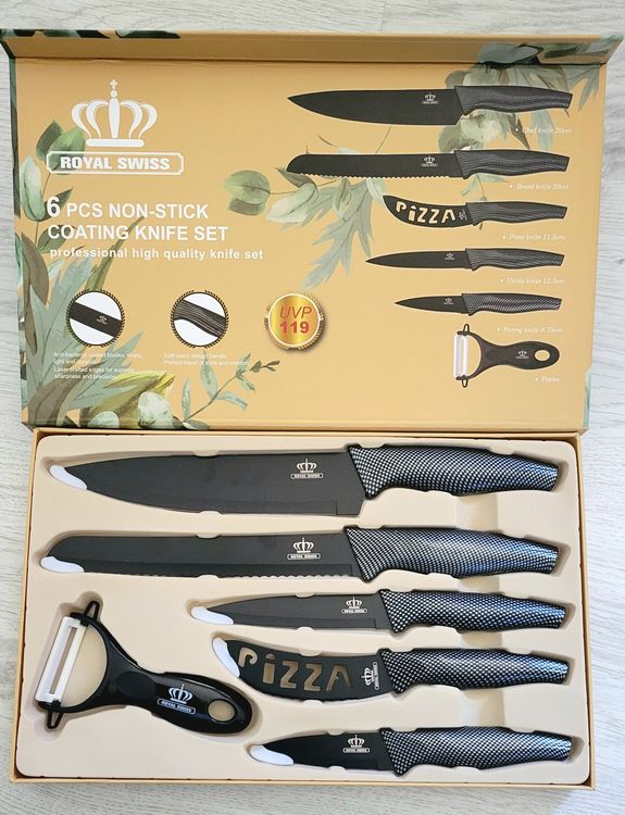 Royal Swiss Lot de 6 couteaux 2