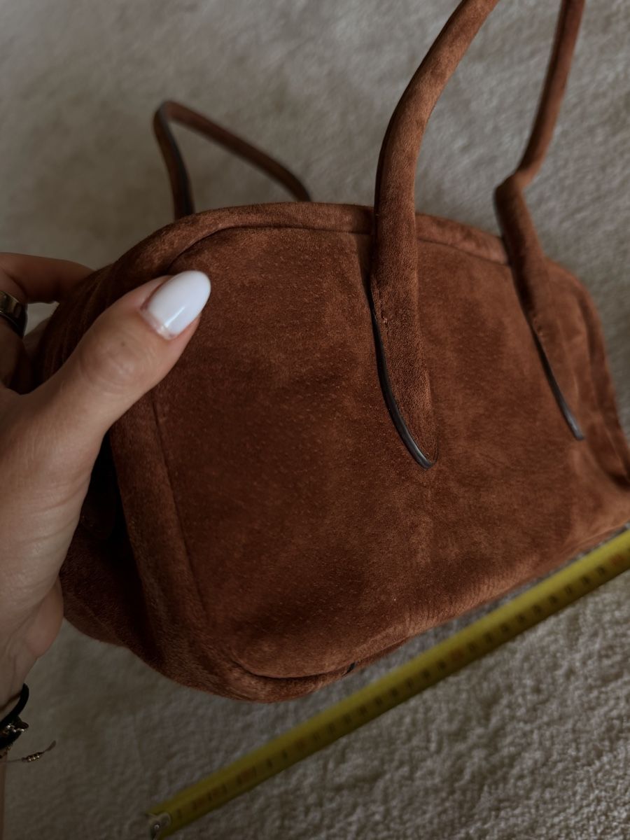 Zara Borse da donna: Sac Zara brun daim – Nuovo (secondo la descrizione) da La Croix (Lutry) venduto da secondhandZara 1