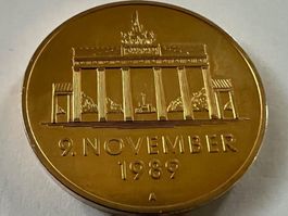 Medaille Berlin Brandenburger Gate, 9.November 1989
